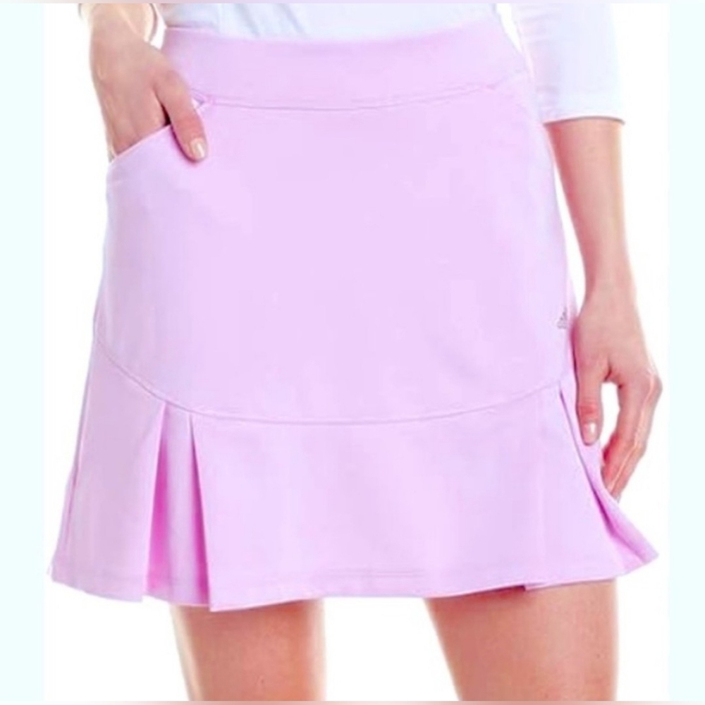 Stylish Adidas Golf/Tennis Women's Sz XL Pleated Skort; Powder Plum; NWOT!